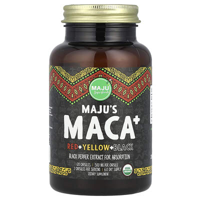 Maju's Maca+, 120 капсул
