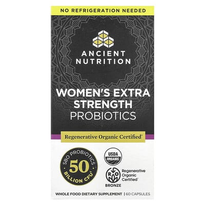 Женские пробиотики Ancient Nutrition, 60 капсул