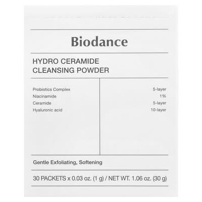 Hydro Ceramide Cleansing Powder, 30 Packets, 0.03 oz (1 g) Each