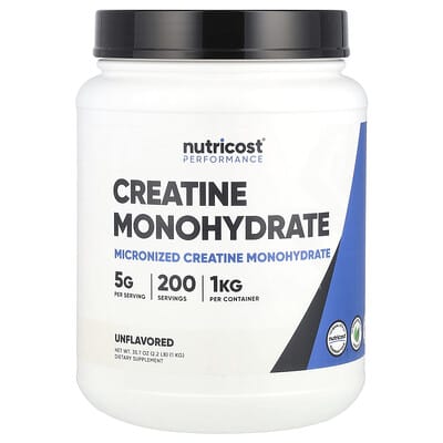 Performance, Creatine Monohydrate, Unflavored , 2.2 lb (1 kg)