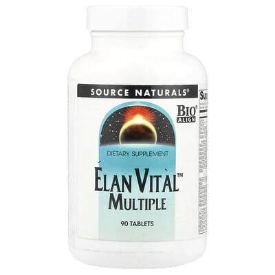 Source Naturals Elan Vital™ Multiple, 90 таблеток