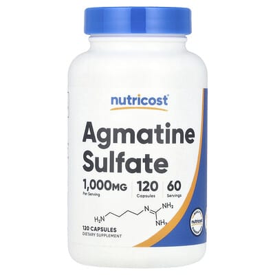 Agmatine Sulfate, 120 капсул (500 mg на капсулу)