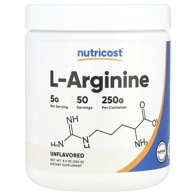 L-Arginine, без вкуса, 8.9 oz (250 g)