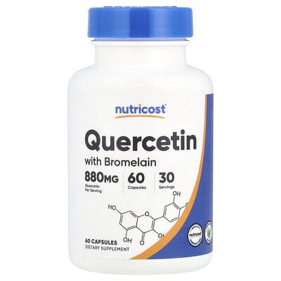 Quercetin with Bromelain, 60 Capsules