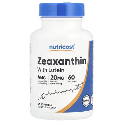 Zeaxanthin with Lutein, 60 Softgels