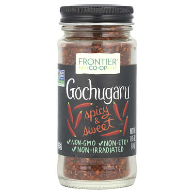 Frontier Co-op Gochugaru, остро-сладкая приправа, 1.65 oz (47 g)