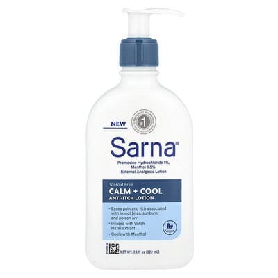Лосьон от зуда Sarna Calm + Cool, 7.5 fl oz (222 ml)