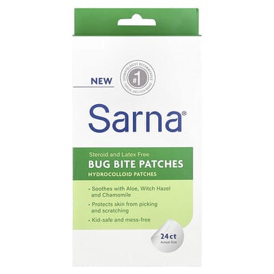 Sarna пластыри от укусов насекомых, 24 шт