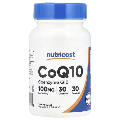 CoQ10, 100 mg, 30 капсул
