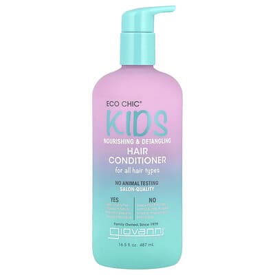 Детский кондиционер для волос Giovanni Eco Chic® Nourishing & Detangling, 16.5 fl oz (487 ml)