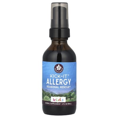 Детское средство WishGarden Herbs Kick-It™ Allergy Seasonal Rescue, 2 fl oz (59 ml)