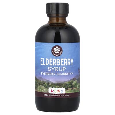 Детский сироп Elderberry WishGarden Herbs, 4 fl oz (120 ml)
