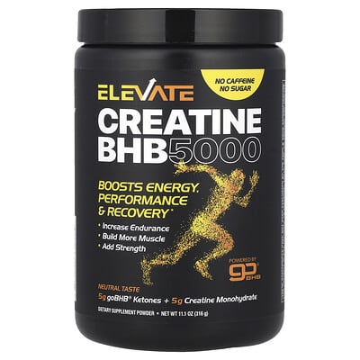 Elevate, Creatine BHB 5000, Neutral, 11.1 oz (316 g)