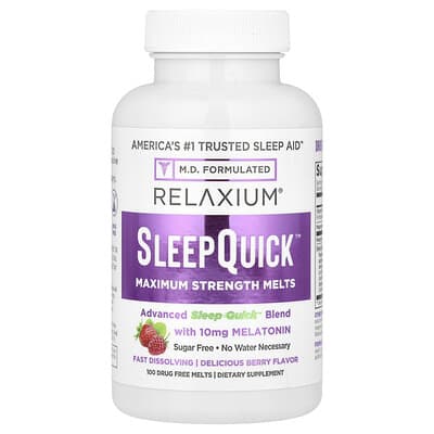 SleepQuick™ без сахара, Berry, 100 таблеток для рассасывания