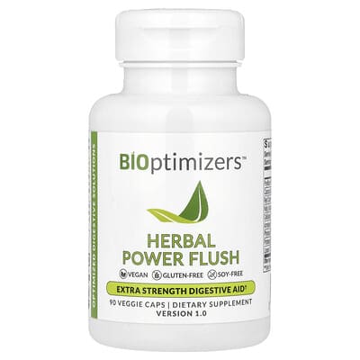 BIOptimizers Herbal Power Flush, 90 вегетарианских капсул