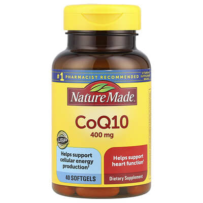 CoQ10, 400 mg, 40 мягких капсул