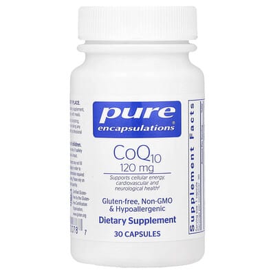 CoQ10, 120 mg, 30 капсул