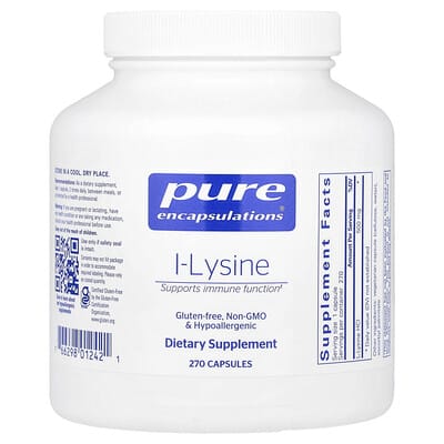 L-Lysine, 270 капсул (500 mg per Capsule)