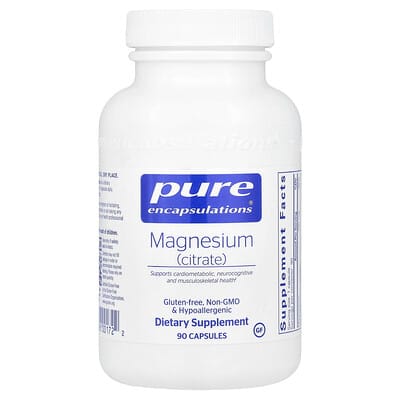 Магний Pure Encapsulations Magnesium (Citrate) 90 Capsules