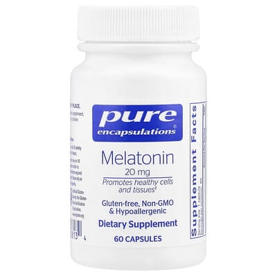 Pure Encapsulations мелатонин 20 mg 60 капсул