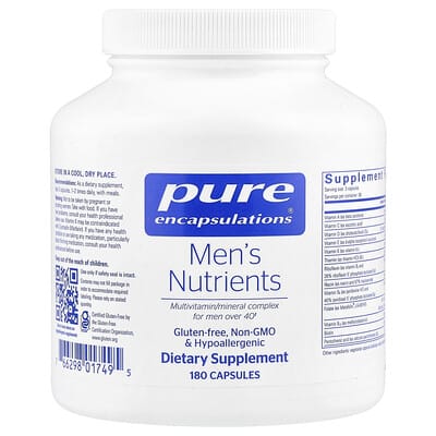 Мужские витамины Nutrients, 180 капсул