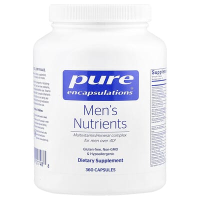 Мужской комплекс витаминов и минералов Pure Encapsulations для мужчин старше 40 лет, 360 капсул