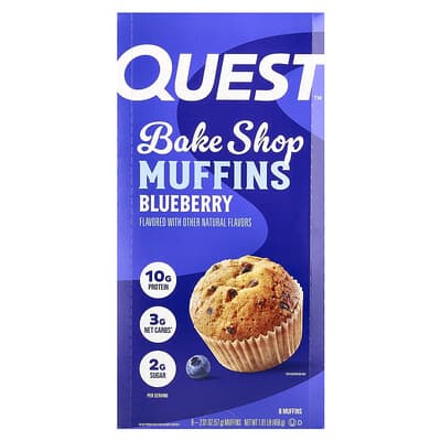 Bake Shop Muffins черничные, 8 шт., по 2.01 oz (57 g) каждая