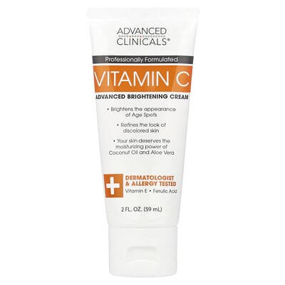 Витамин C, крем для интенсивного осветления, 2 fl oz (59 ml)