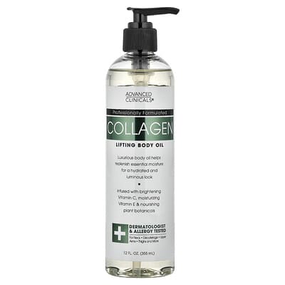 Масло для тела с коллагеном для лифтинга, 12 fl oz (355 ml)