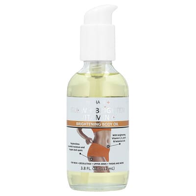 Осветляющее масло для тела Glow + Brightening Vitamin C, 3.8 fl oz (112 ml)