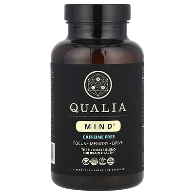 Qualia Mind®, Caffeine Free, 90 капсул