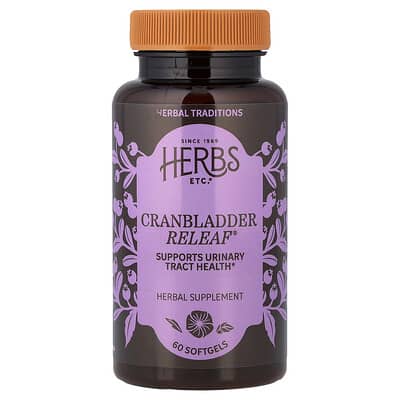 Herbs Etc. CranBladder ReLeaf®, 60 мягких капсул