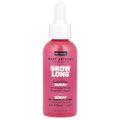Marc Anthony Grow Long™ Сыворотка для кожи головы и волос, формула против ломкости, 2 fl oz (60 ml)