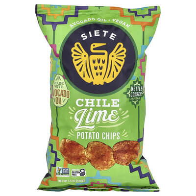 Potato Chips, Chile Lime, 5.5 oz (156 g)