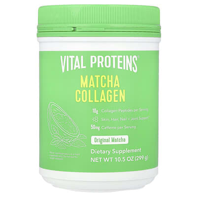 Matcha Collagen, оригинальный матча, 10.5 oz (299 g)