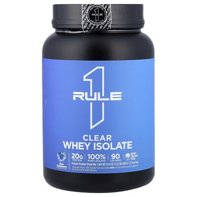 Изолят сывороточного протеина Clear Whey, Blue Raspberry, 1.52 lb (689 g)