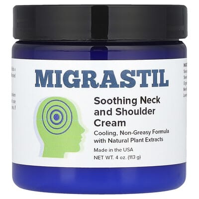 Успокаивающий крем для шеи и плеч Migrastil, 4 oz (113 g)