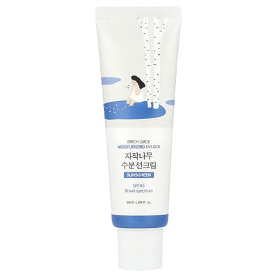 Увлажняющий солнцезащитный крем Birch Juice UVLock, SPF 45, 1.69 fl oz (50 ml)