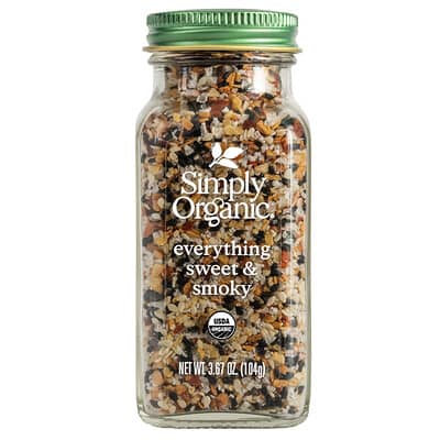 Simply Organic Everything Sweet & Smoky, специи, 3.67 oz (104 g)