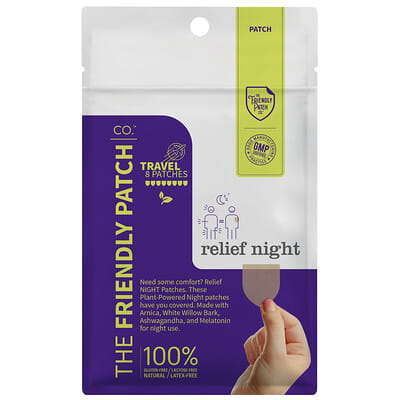 Пластыри для сна The Friendly Patch Travel Patches Relief Night 8 Patches