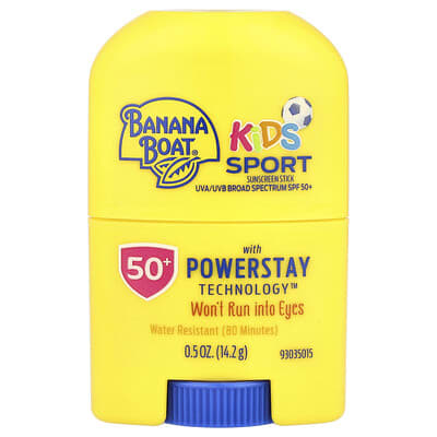 Kids Sport, Sunscreen Stick, SPF 50+, 0.5 oz (14.2 g)