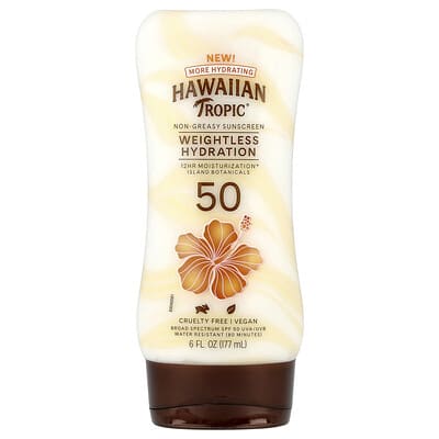 Weightless Hydration, Sunscreen Lotion, SPF 50, 6 fl oz (177 ml)