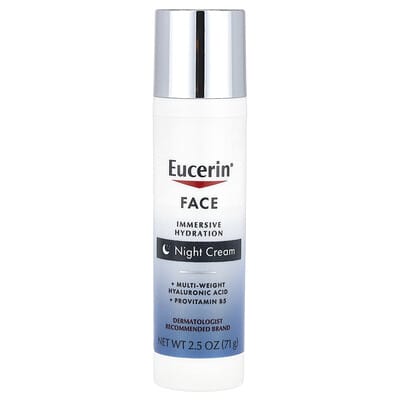 Ночной крем для лица Eucerin Immersive Hydration, без отдушки, 2.5 oz (71 g)