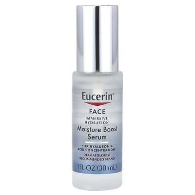 Eucerin Face, Immersive Hydration, сыворотка для увлажнения, 1 fl oz (30 ml)