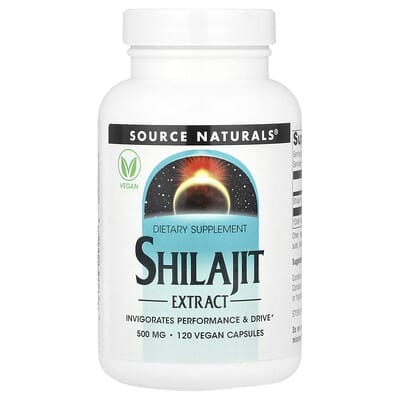 Shilajit Extract, 500 mg, 120 веганских капсул