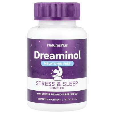 Комплекс для сна и снятия стресса Dreaminol®, без мелатонина, 60 капсул