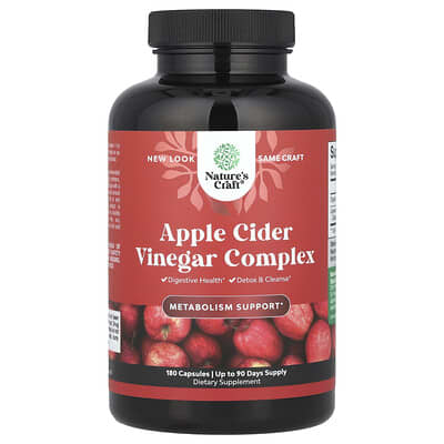 Apple Cider Vinegar Complex, 180 Capsules