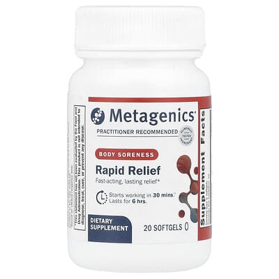 Rapid Relief, Body Soreness , 20 Softgels