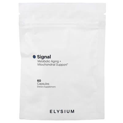 Signal, Metabolic Aging + Mitochondrial Support, 60 капсул