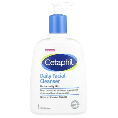 Ежедневное средство для очищения лица, 16 fl oz (473 ml)